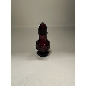 Vintage Avon 1876 Cape Cod Ruby Red Salt or Pepper Shaker 4" Tall